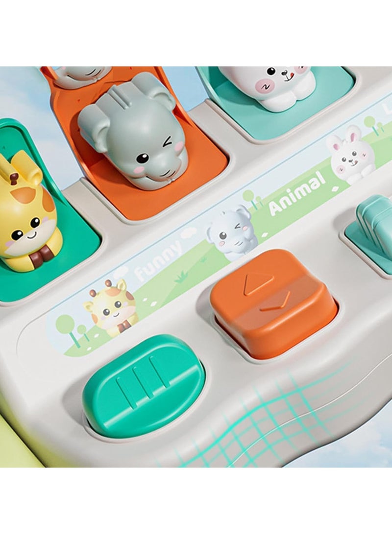 Interactive Pop Up Animal Toys for Toddlers, Baby Toys 12-18 Months, Montessori Cause and Effect Toys for 1-2 Years Old Early Learning,Developmental Educational Toy for Boys and Girls 12+ Month - Image 3