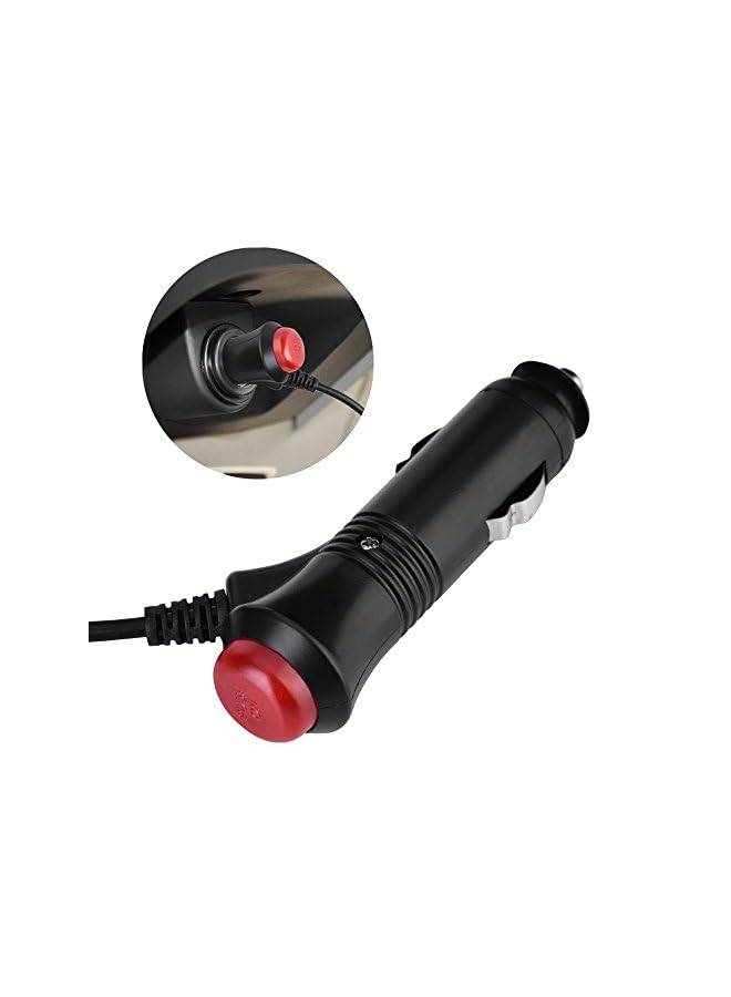PROMASS Lighter Cable, 2M 12V Car Cigarette Lighter Power Supply to 5.5 x 2.5mm DC Male Plug Spring Adapter Cable  - Image 4