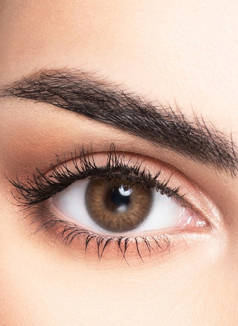Contact Lenses - Monthly Lenses - Euro Brown Color - Pair in Box