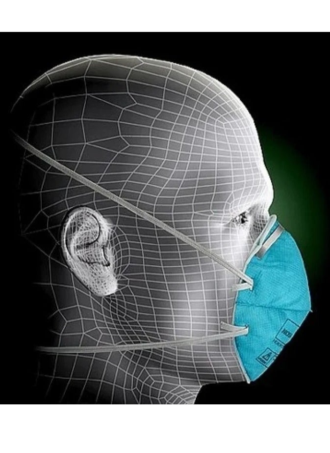 3M 3M™ 1860S N95 Particulate Teal Respirator & Surgical Mask Small 20/Box  - Image 5