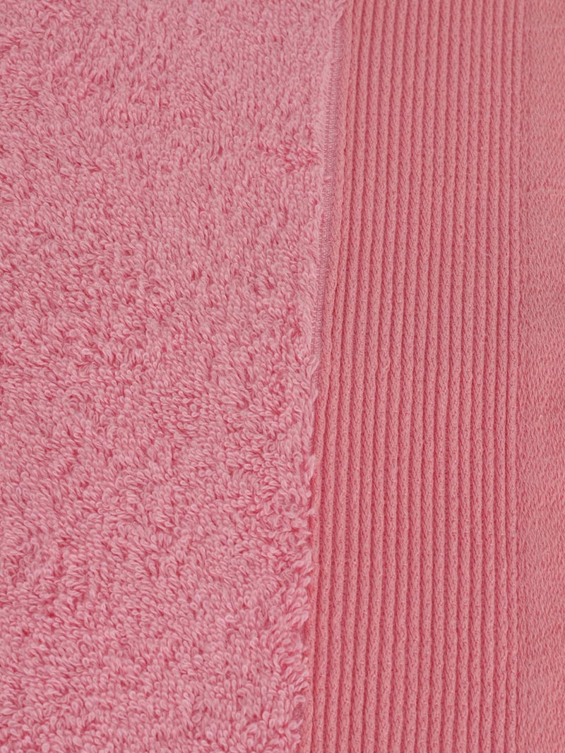 maspar 100% Cotton Embedded Stripe Hand Towel, Set of 2, 40 x 70 cm, Pink - Image 3