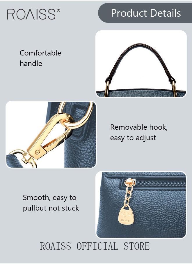 roaiss - Women Shoulder Crossbody Bag Large Capacity Compact and Exquisite Women Handbag - Image 1