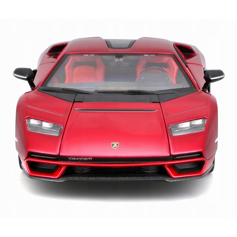 بوراجو سيارة لامبورجيني كاونتاش 1/24 - احمر - 18-21102 - Image 5