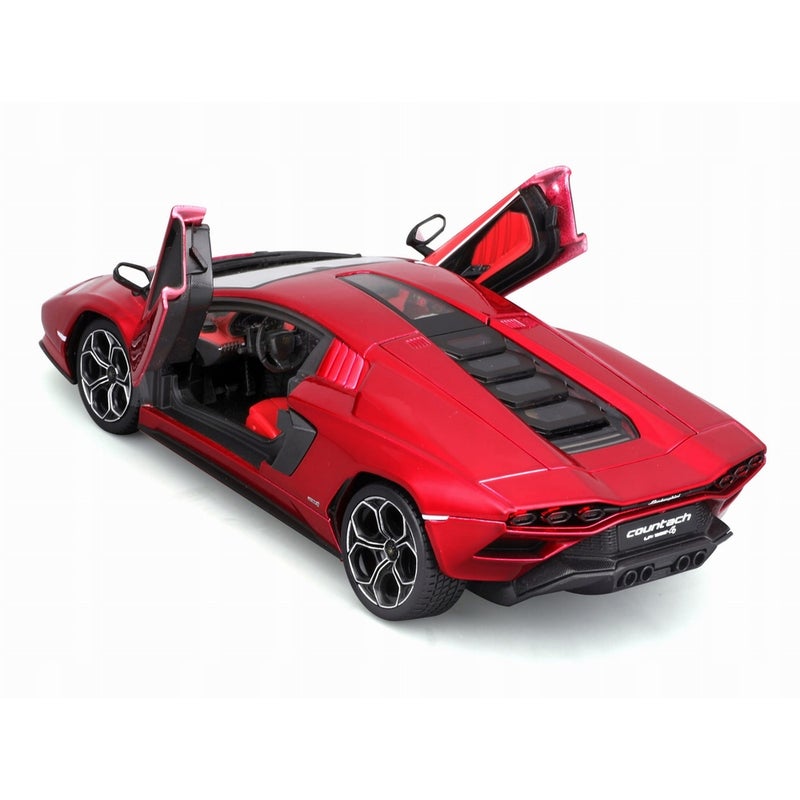 بوراجو سيارة لامبورجيني كاونتاش 1/24 - احمر - 18-21102 - Image 3