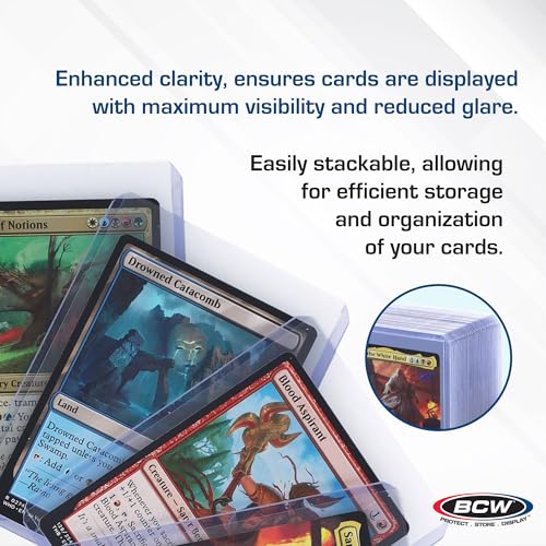 BCW 3x4 Topload Card Holder - Premium 20PT Thickness | 25 Pack | Quality Rigid PVC Protector for Standard Size Trading Cards | Card Holders for Sports Cards, MTG, Pokemon, and More - Image 4