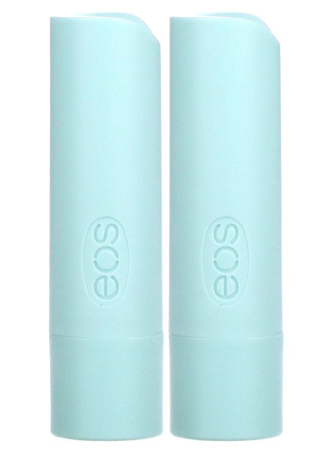 EOS Organic 100% Natural Shea Lip Balm Sweet Mint 2 Pack 0.14 oz (4 g) Each