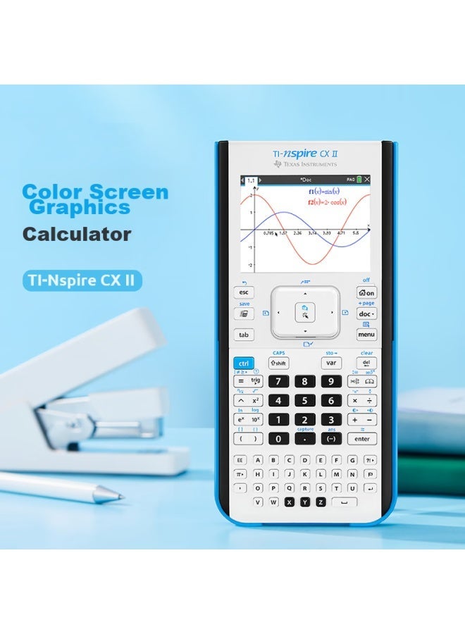 TEXAS INSTRUMENTS Ti-nspire Cx Ii Color Screen English-chinese Programming Graphing Calculator For Ib Ap Sat Exams, Domestic And International Use - Image 1