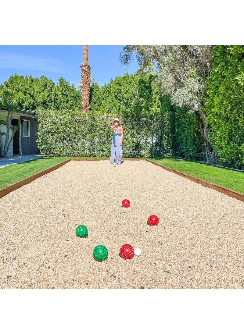 GoSports GoSports 100 mm Regulation Bocce Set with 8 Balls Pallino Case and Measuring Rope  Premium Official Size Set  - Image 3