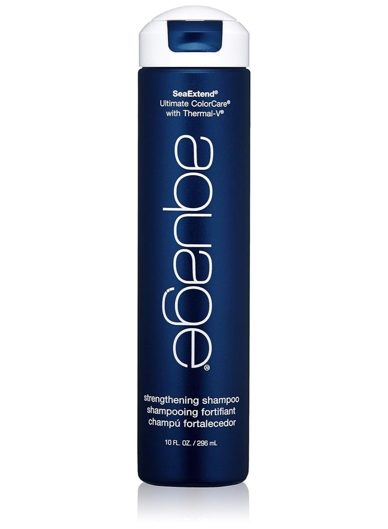 AQUAGE SeaExtend Strengthening Shampoo, For Fine Hair, Keeps Hair Full, Protected and Brings out Natural Texture, 10 fl. oz