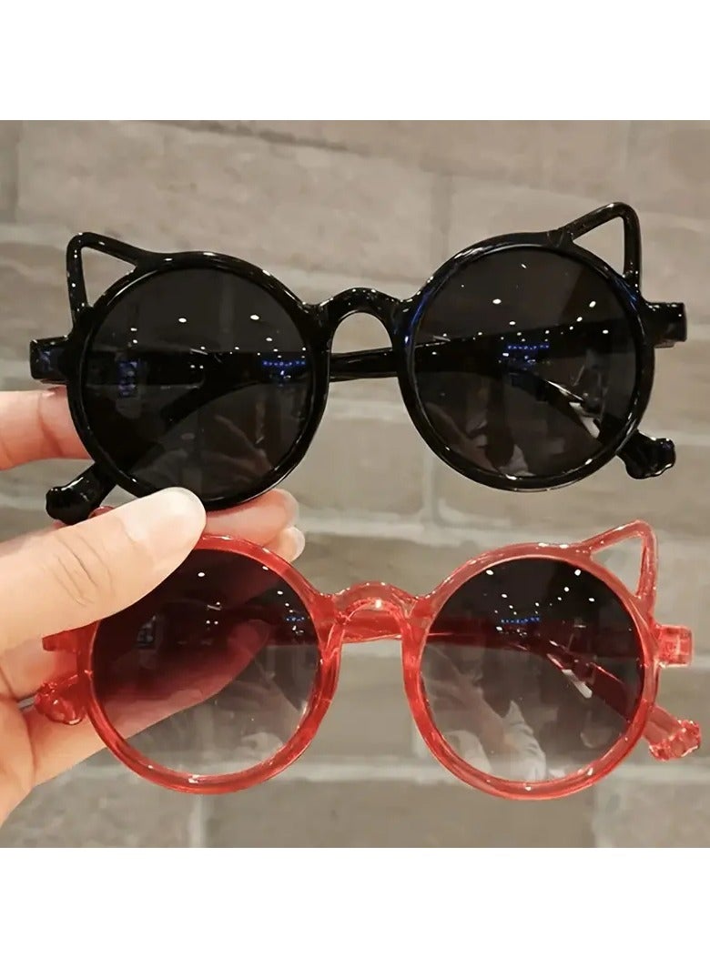 يوكانبي 2 حزمة نظارات عين القط ، لون صلب ، عصرية ، إطار الكمبيوتر ، عدسة AC - Image 3