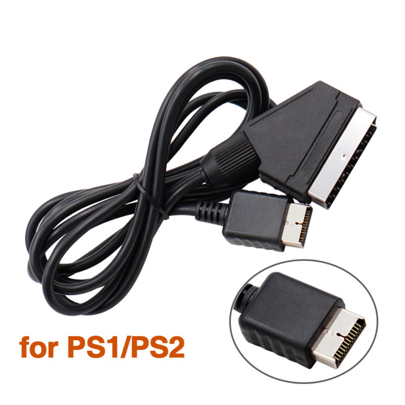 Hdmi To Scart Converter 100cm Black Abs Shell Plug Play - No Driver Support Ntsc Pal 1080p Output For Hd Video Conversion - Image 1