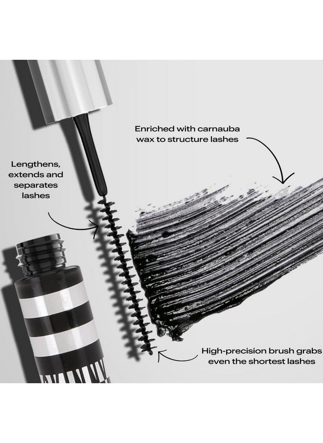 Annabelle Annabelle Skinny Mascara, Black, Award-Winning Mascara, New Eco-Friendly Packaging, Ultimate Length & Definition, Microscopic & Ultra-Precise Brush, Hypoallergenic, 0.13 fl oz  - Image 4