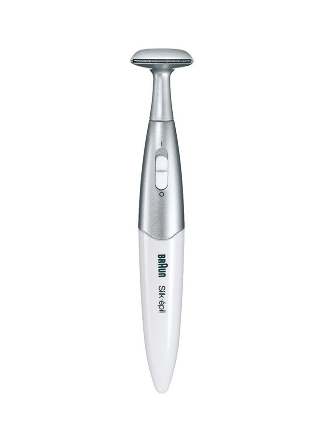 BRAUN Silk finish FG1100 Precision Hair Remover from Intimate body parts + 4 attachments. Grey/White - Image 3