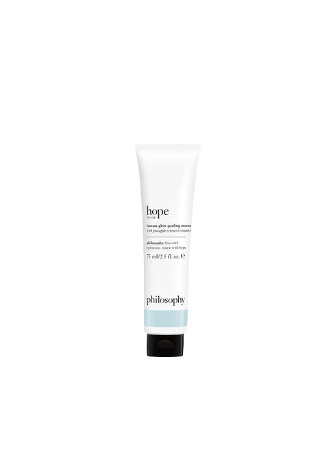 philosophy hope in a jar instant glow peeling mousse - with pineapple extract & witch hazel delivers instantly glowing skin and even texture through exfoliation and enzymatic complex - 2.5 fl oz
