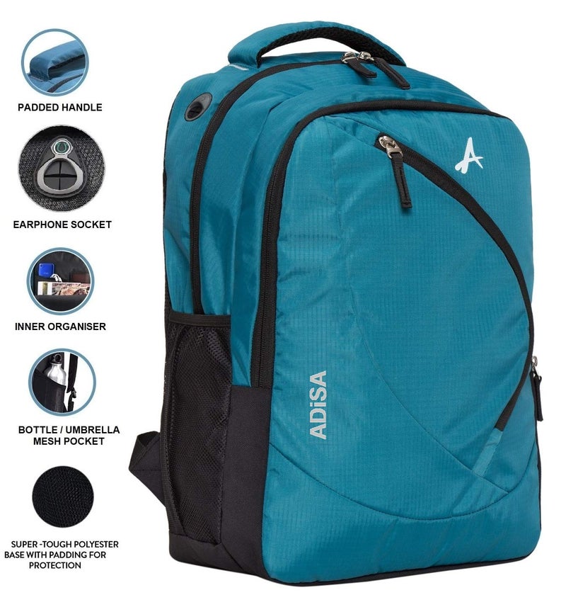 ADISA Casual Backpack School College Bag Pack (BP057-GRN) - Image 3