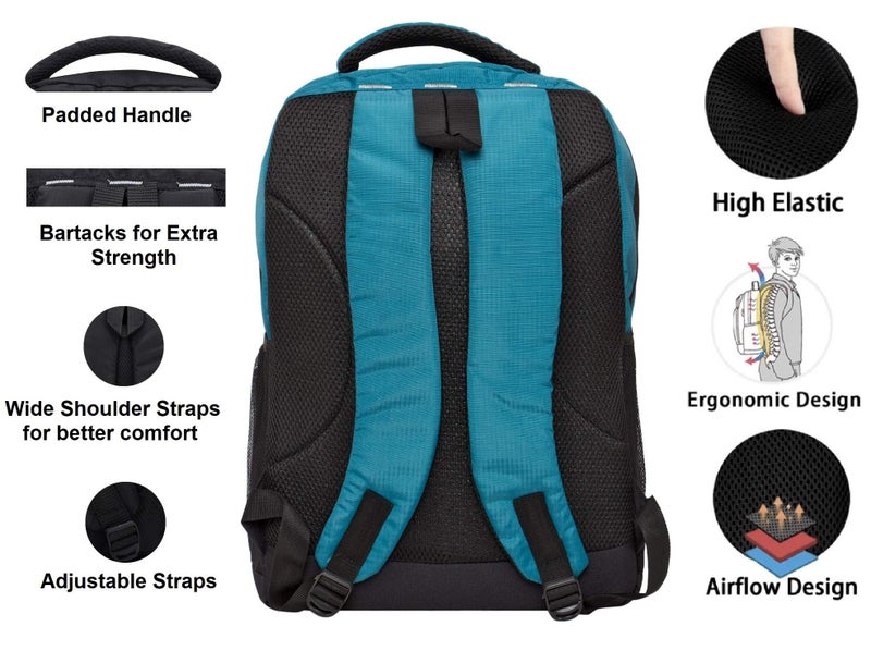 ADISA Casual Backpack School College Bag Pack (BP057-GRN) - Image 4