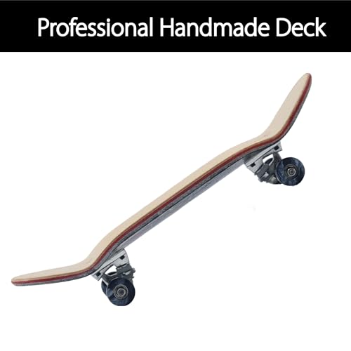 RACOFSB Pro Fingerboard 34mm Wooden Board Professional Finger Skateboard Trucks CNC Swirl Wheels (Dragon) - Image 3