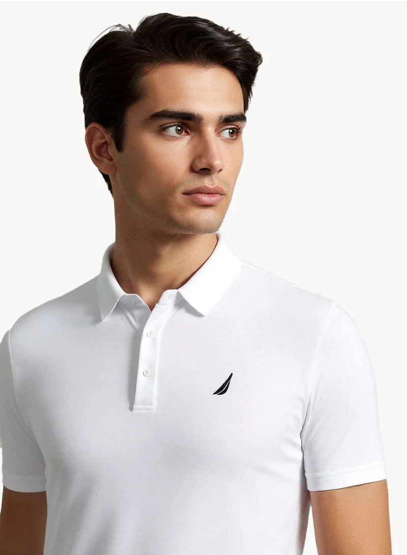 NAUTICA Basic Regular Fit Premium Cotton Logo Polo Shirt