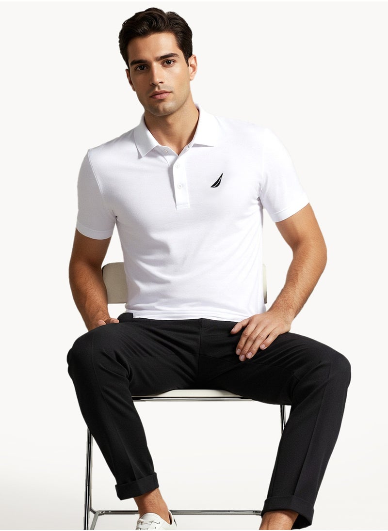 NAUTICA Basic Regular Fit Premium Cotton Logo Polo Shirt  - Image 3