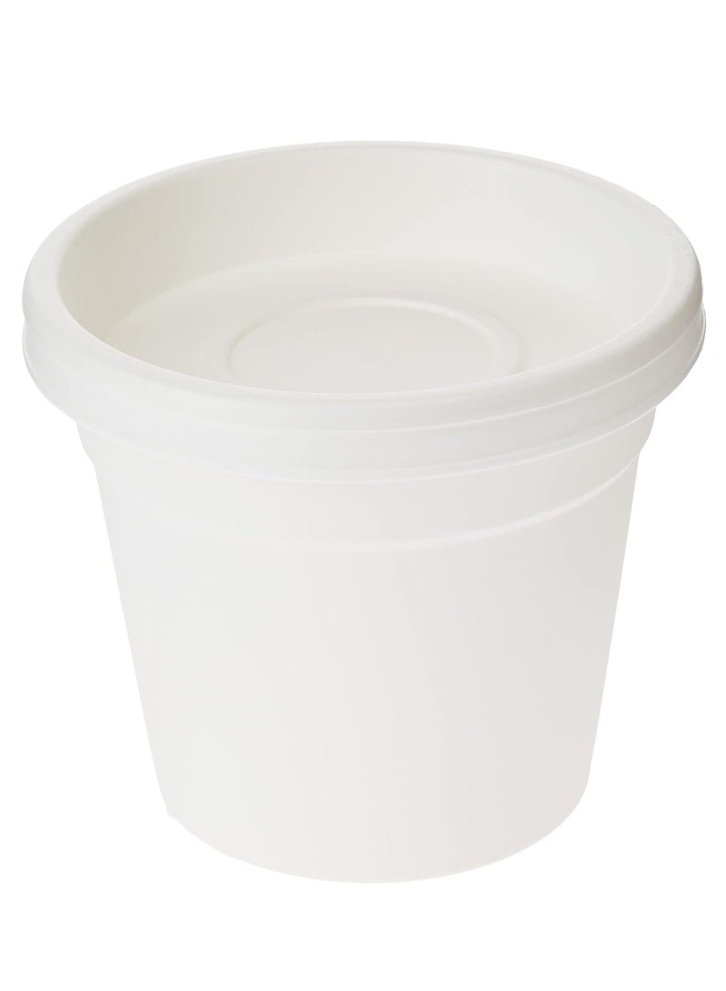 Cosmoplast Cosmoplast Plastic Round Flowerpot – Durable Indoor/Outdoor Planter for Home & Garden  - Image 2