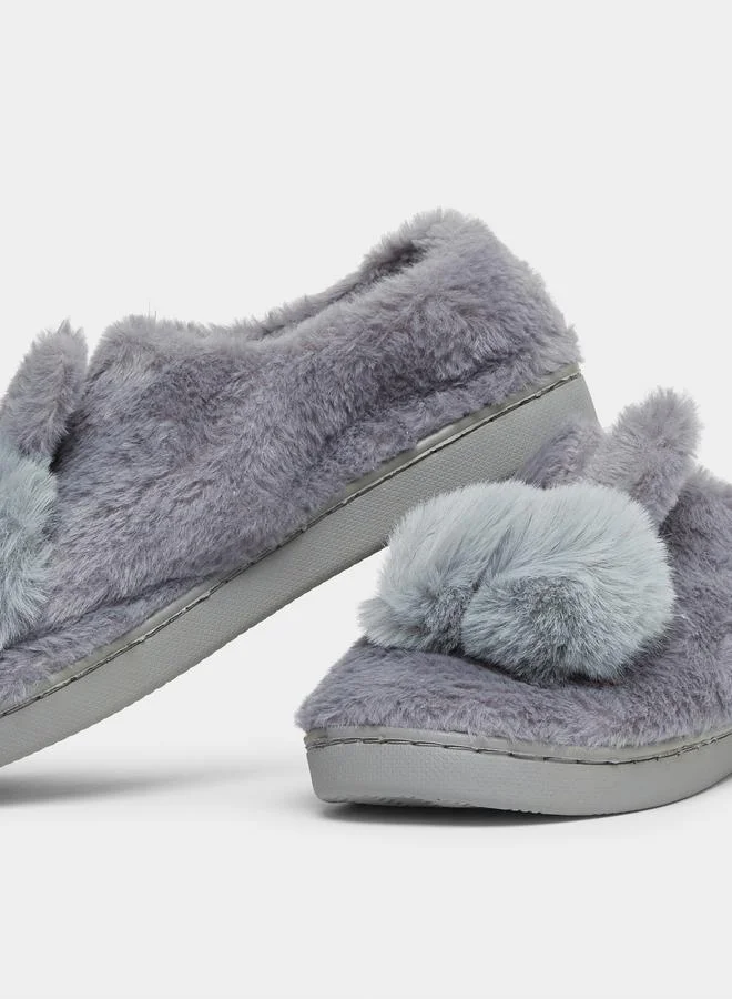 تايك تو شبشب غرفة نوم سادة مزين بفأر