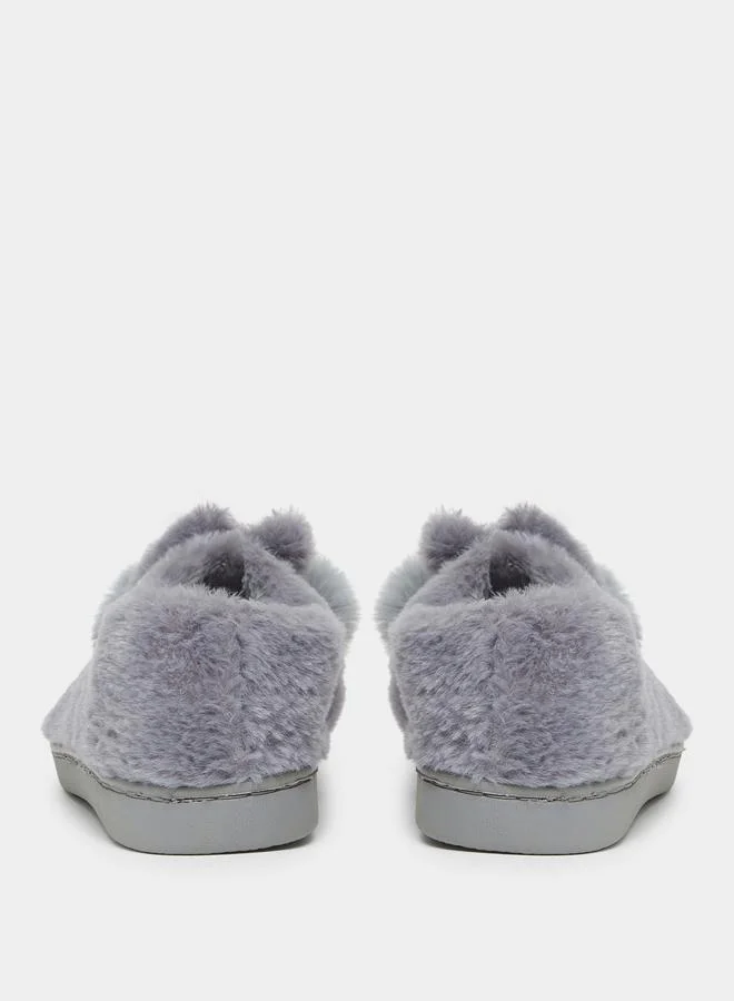 تايك تو شبشب غرفة نوم سادة مزين بفأر