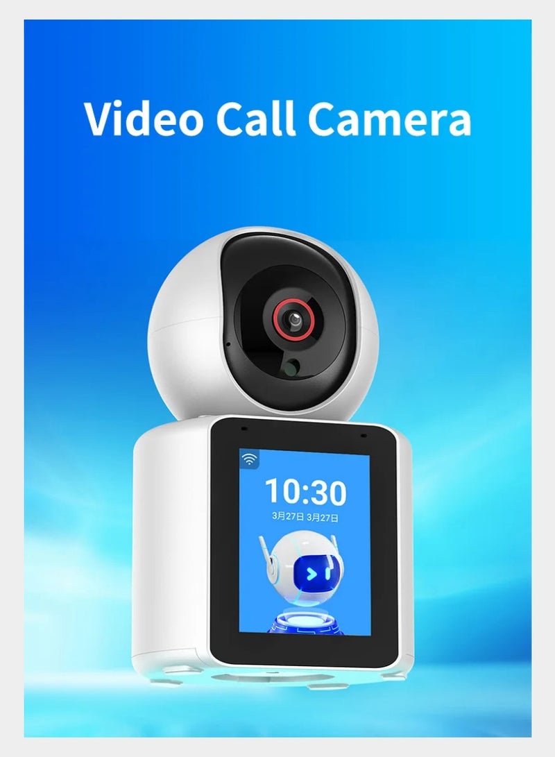 يوويل كاميرا مكالمات الفيديو كاميرا واي فاي ذكية شاشة IPS 2.8 بوصة، محادثة فيديو ثنائية الاتجاه، كاميرا لاسلكية 1080 بكسل للعرض عن بعد والمراقبة والمراقبة - Image 5