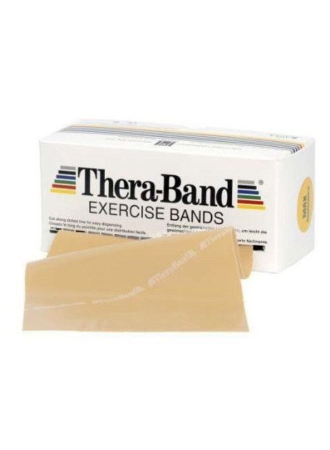 Exercise Bands 5.5M/6-Yard Dispenser Box , Tan / Ex-Thin