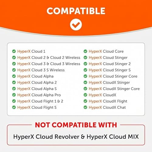 WC Freeze V2 Cloud Angled Cooling Gel Earpads Compatible with HyperX Cloud Series by Wicked Cushions Angled Pads for Extreme Comfort New Freeze V2 Cooling Fabric Extra Thick Black - Image 3