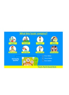 Kiddale Interactive Children's Sound Books Pack of 2 Phonics & Habits Ideal Gift for 3+ Smart Activity Books  - Image 5