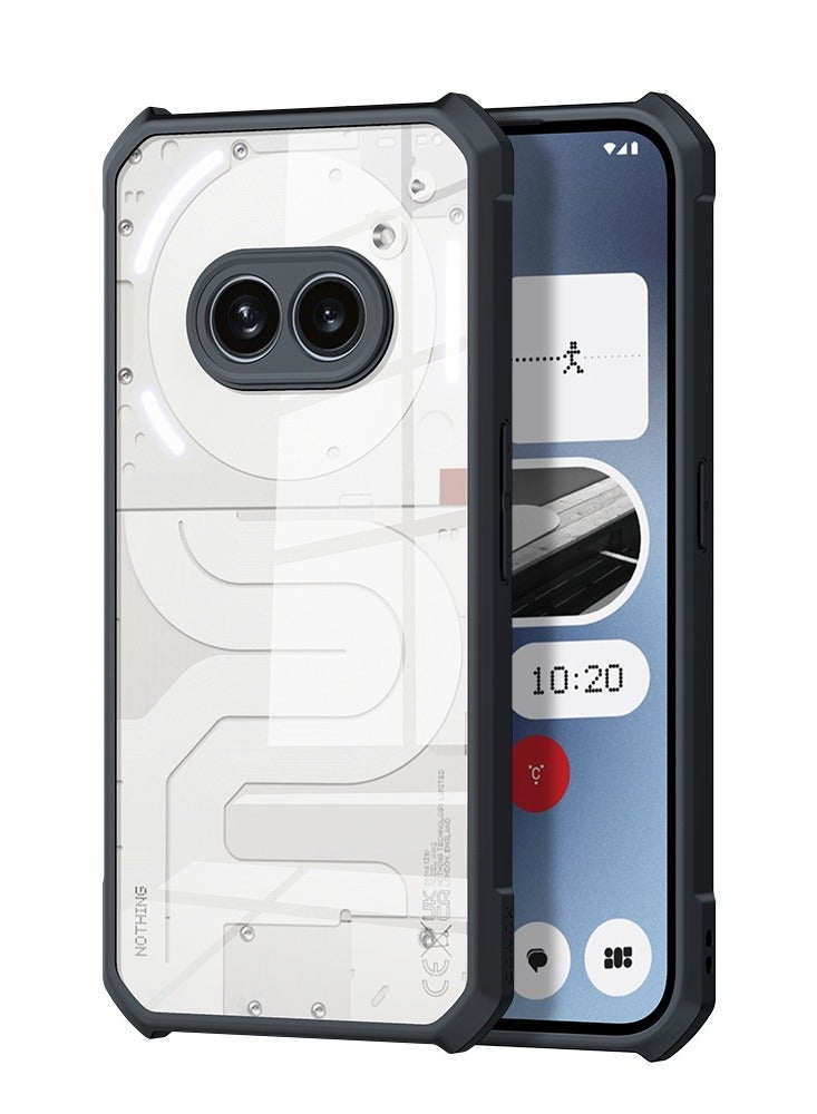 general Back Cover for Nothing Phone 2a 5G | Camera Protection Shockproof Bumper-Edge | Acrylic Crystal Clear 360 Degree Protection TPU+PC | Transparent Eagle Back Case Cover - Image 1