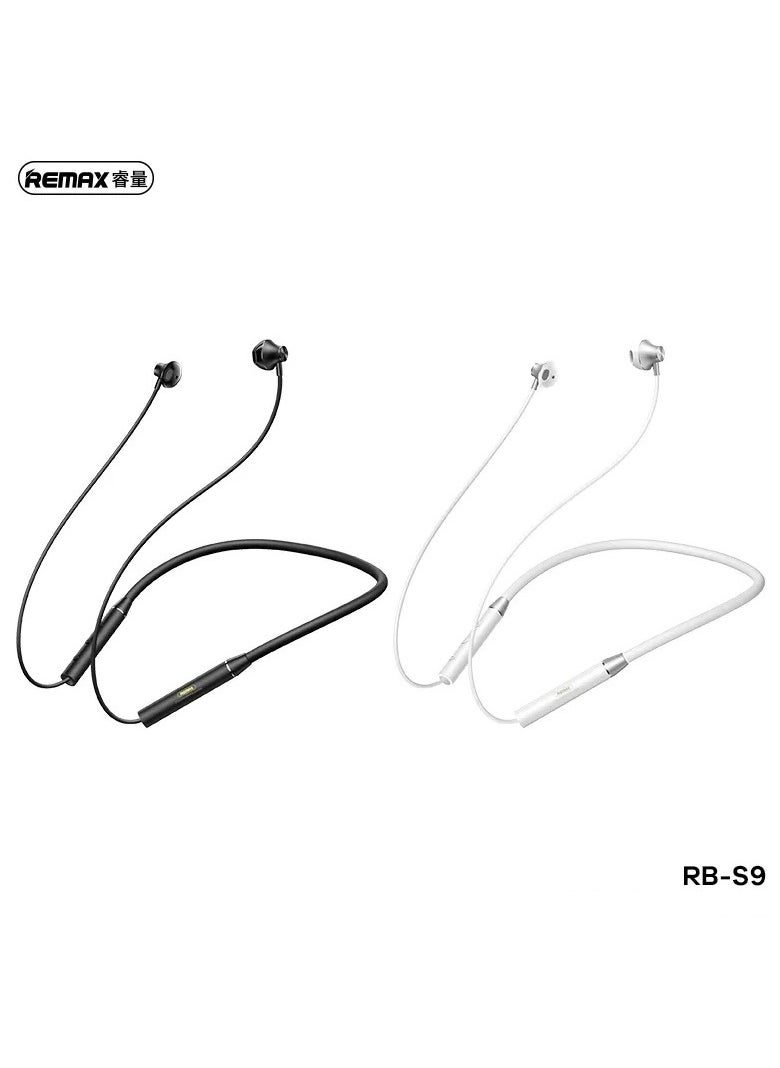 REMAX Wireless Neckband Sport Earphones White  - Image 2
