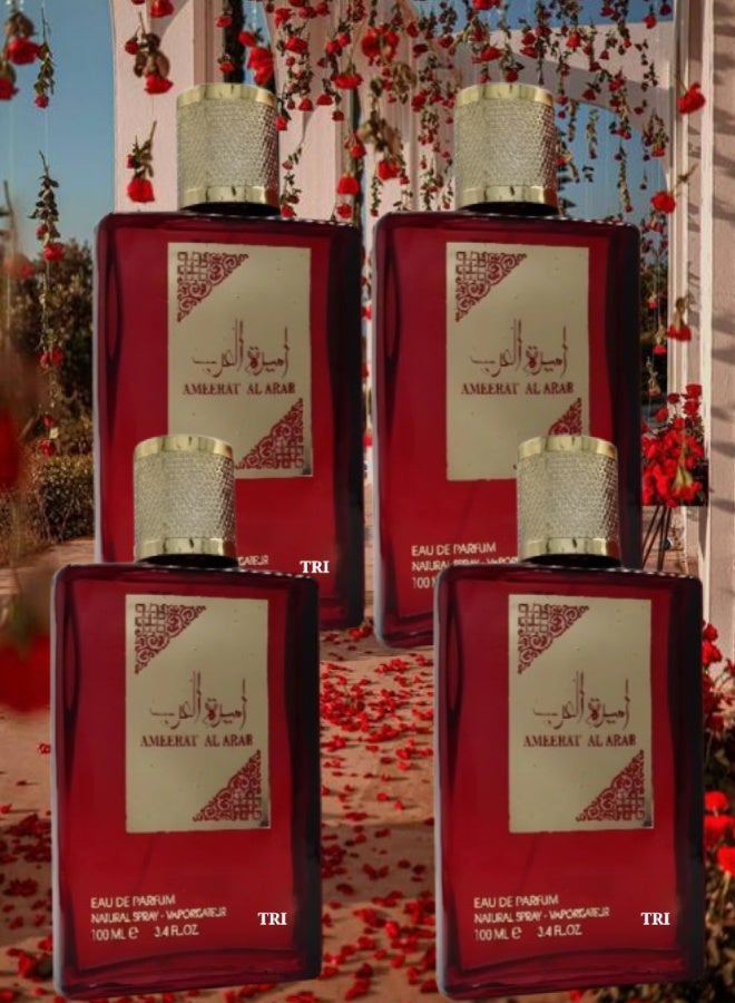 تي أر آي 4 قطع عطر أميرة العرب 100مل - Image 1