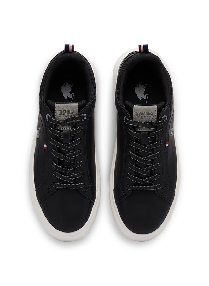 U.S. Polo Assn. Men's Black Low-Top Sneakers - Designed for Style  - Image 4