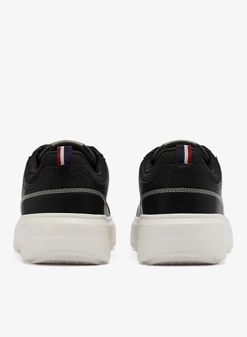U.S. Polo Assn. Black Men's Black Low-Top Sneakers - Designed for Style Shoes for Men | Best Price UAE