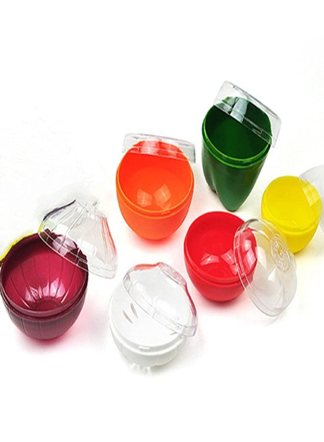 OUKEYI Reusable Fruit and Vegetable Storage Containers Refrigerator Box Storage Bowls Saver Holder Keeper for onion, Green pepper, Tomato, Lemon, and garlic ，Refrigerator Vegetable Crisper 5 Pack - Image 4