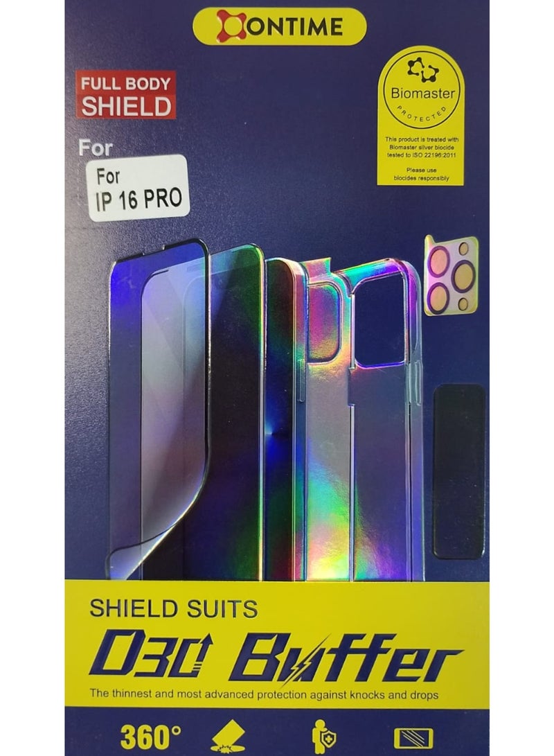 أونتايم بكج الحماية المتكاملة 7 في 1 لهاتف أبل ايفون 16 برو - Image 1