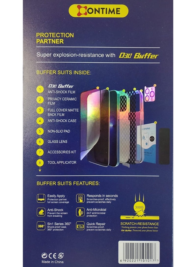 أونتايم بكج الحماية المتكاملة 7 في 1 لهاتف أبل ايفون 16 برو - Image 2