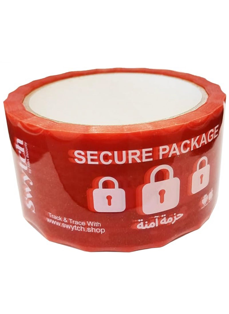 HSA Security Solutions Tamper Evident Tape Full Transfer, Permanent VOID OPEN Message when Tampered. ONE Roll, 5 cm x 21 meters Brand: Swytch by HSA Security Solutions  - Image 1