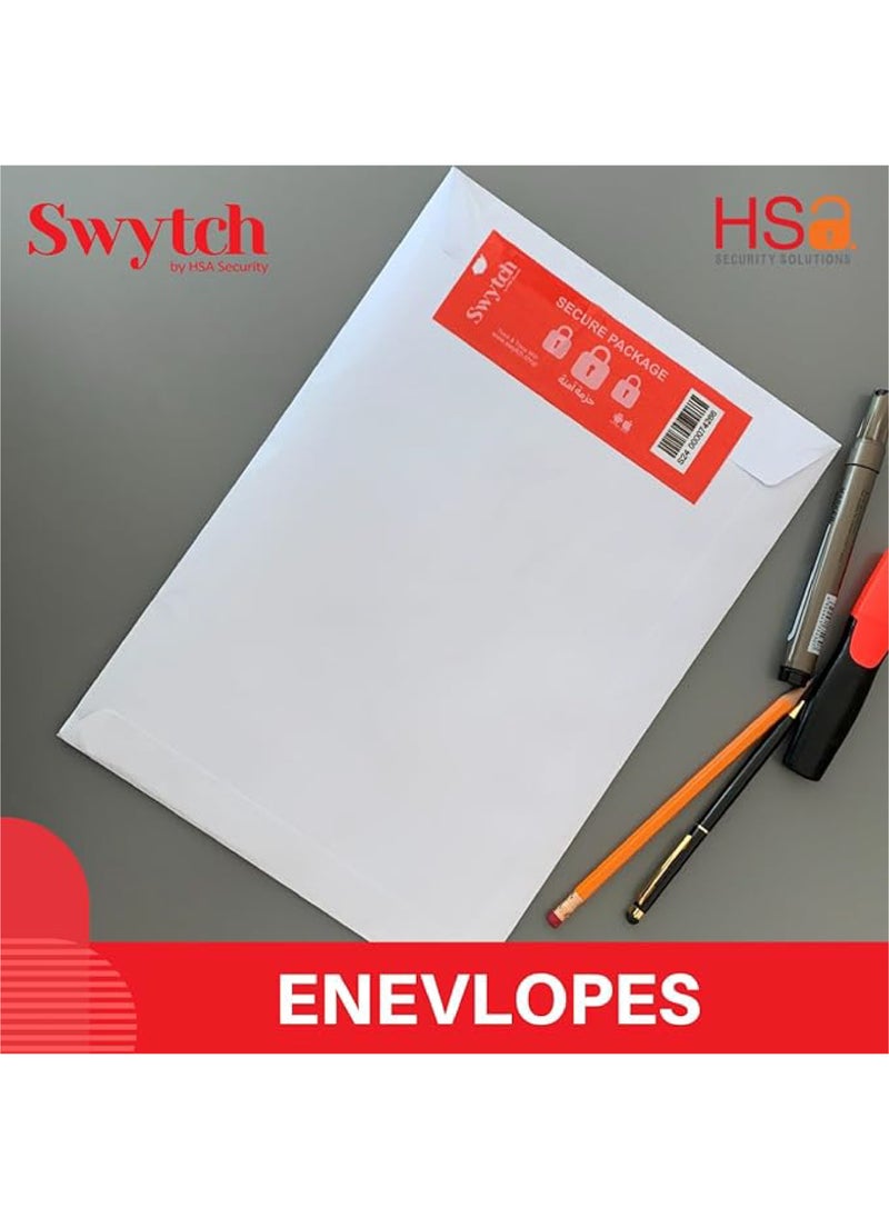 HSA Security Solutions Tamper Evident Tape Full Transfer, Permanent VOID OPEN Message when Tampered. ONE Roll, 5 cm x 21 meters Brand: Swytch by HSA Security Solutions  - Image 4