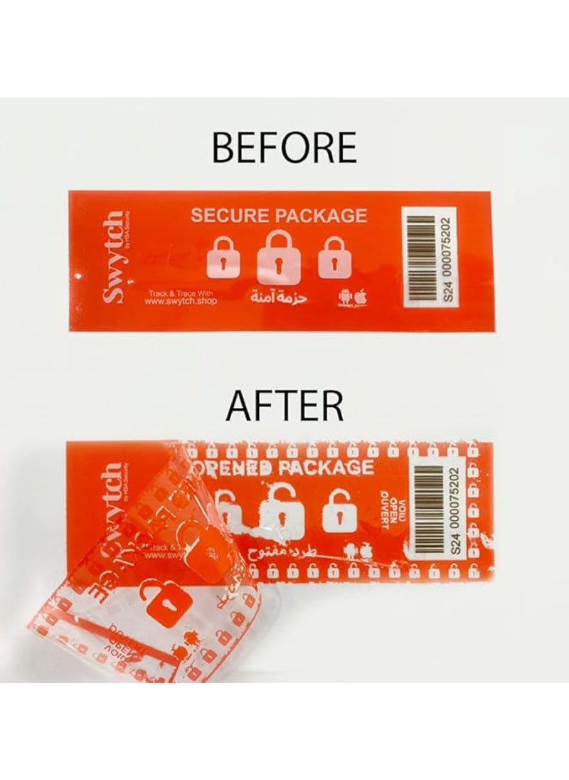 HSA Security Solutions Tamper Evident Tape Full Transfer, Permanent VOID OPEN Message when Tampered. ONE Roll, 5 cm x 21 meters Brand: Swytch by HSA Security Solutions  - Image 5