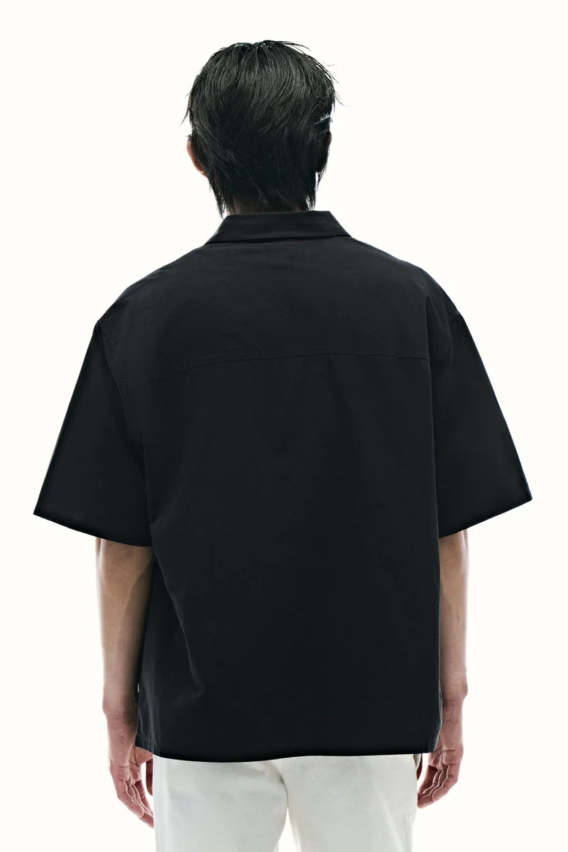 H&M  Loose Fit Short-sleeved cotton shirt for Men | Best Price UAE