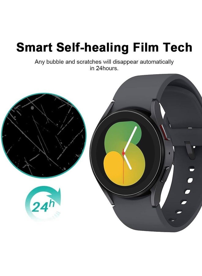 HuHa For Samsung Galaxy Watch5 40mm 5pcs xDfind Soft Hydrogel Film Full Cover Front Protector - Image 4