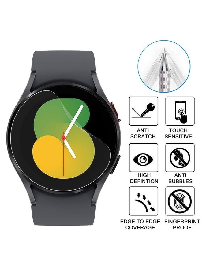 HuHa For Samsung Galaxy Watch5 40mm 5pcs xDfind Soft Hydrogel Film Full Cover Front Protector - Image 3