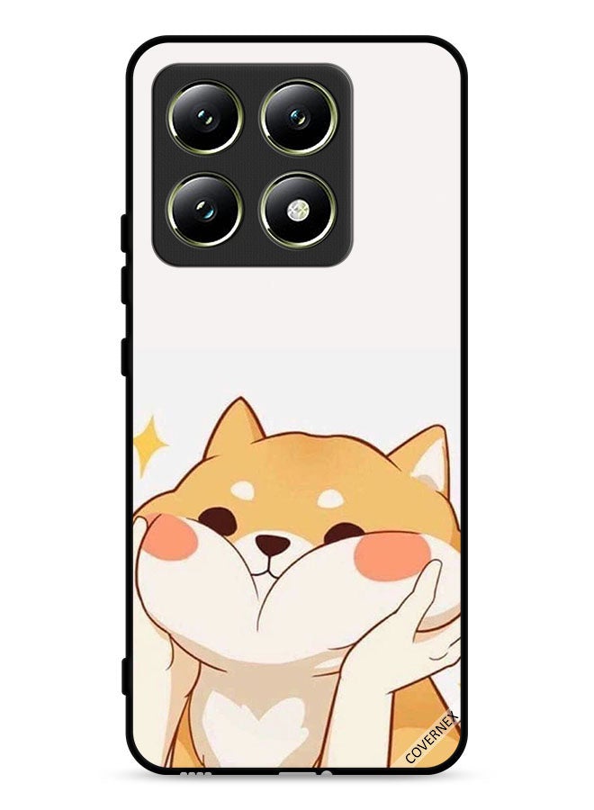 Covernex Xiaomi 14T 5G Protective Case Cover Cute Cat Clip Art - Image 1