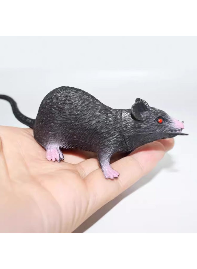 22CM PVC Small Mouse Prank Toy Practical Joke Toy Novelty Item Popular Selling Hot Item Plastic Material From Zhejiang-Color:White Medium Mouse  - Image 4
