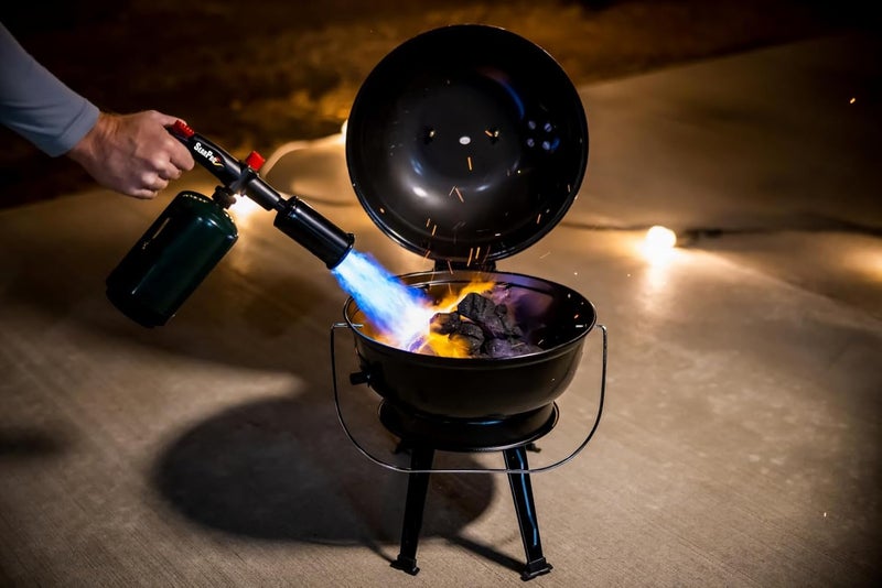 SearPro POWERFUL Charcoal Torch Lighter - Cooking Gadgets - Sous Vide - Cooking Torch - Culinary Kitchen Torch - Flamethrower Meater Gun Lighter - Chef Blow Torch - BBQ Propane Torch Tank Not Included - Image 2