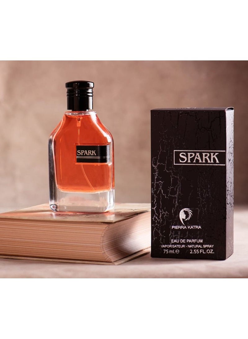 Pierra Katra Spark For Unisex By Pierra Katra  EDP 75ml  - Image 1