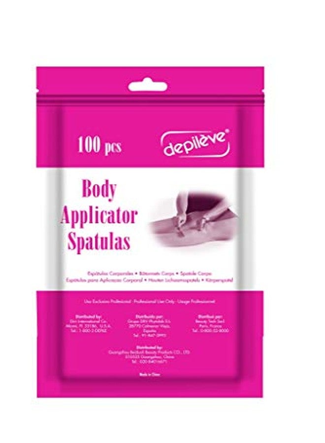 Depileve Wooden Body Applicators - Waxing Applicator Sticks - Box of 100 - Image 2