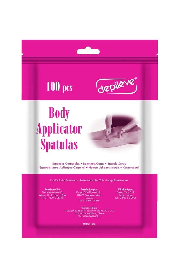 Depileve Wooden Body Applicators - Waxing Applicator Sticks - Box of 100 - Image 3